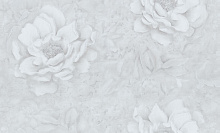 Белые обои с цветами Палитра Life PL72255-11