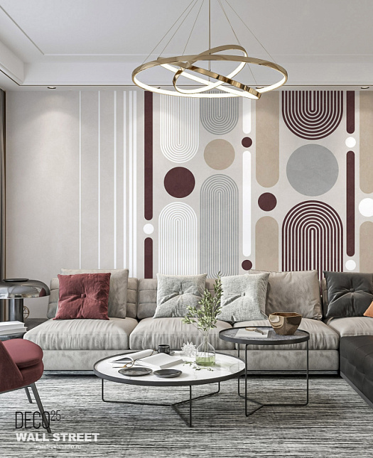 Фотообои в интерьере артикул DECO 25 34, DECO 25, Wall street